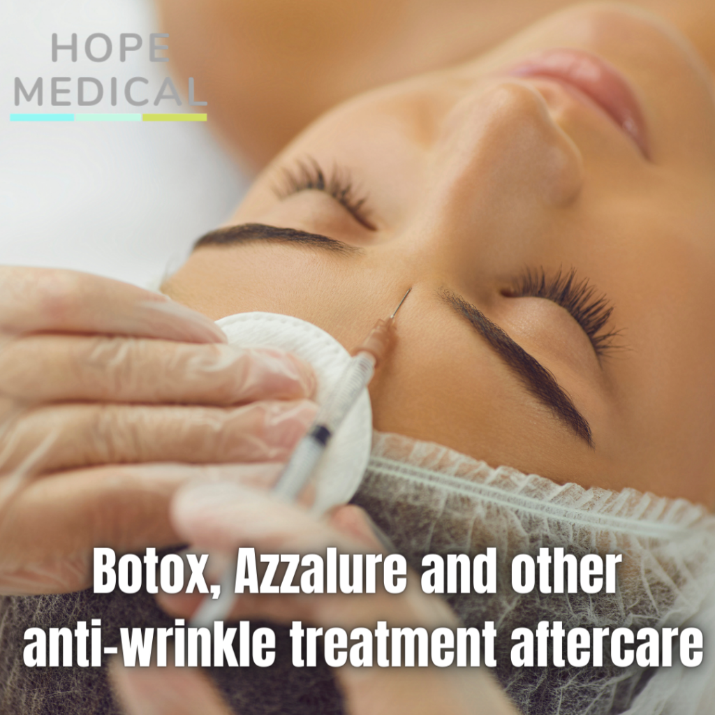 anti wrinkle aftercare